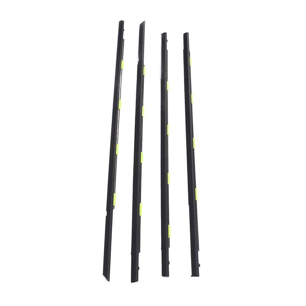 4 Pcs Car Door Window Weatherstrip Leakproof Windproof Reduce Noise 72410 S04 003 for Civic DX 4D 1996 To 2000