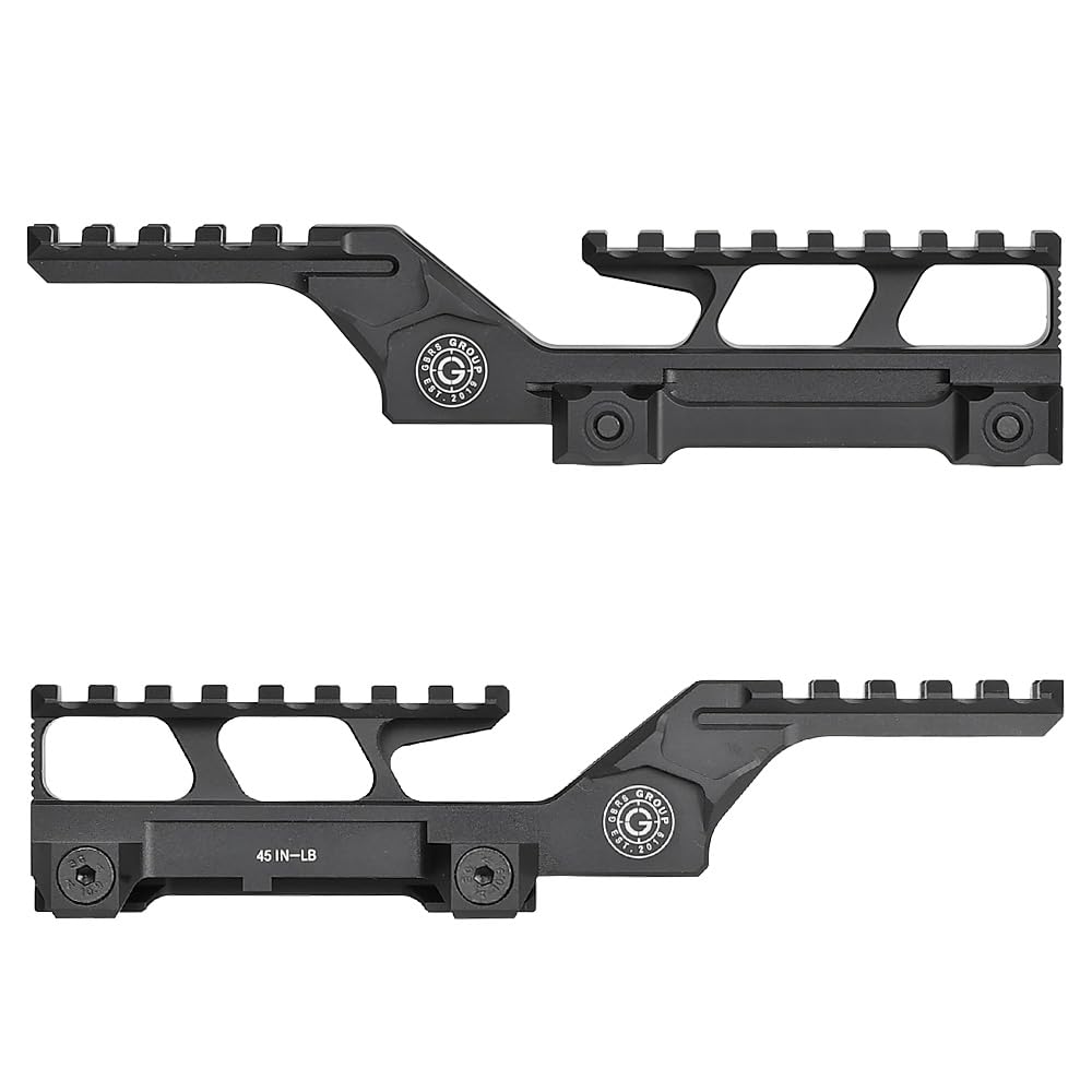 Ryohin Buhin Evolution Gear GBRS Group HYDRA V2 2,91-дюймовый сверхвысокий райзер-реплика, твердое анодирование черного цвета, тип рельсы 20 мм, алюминиевый сплав 068