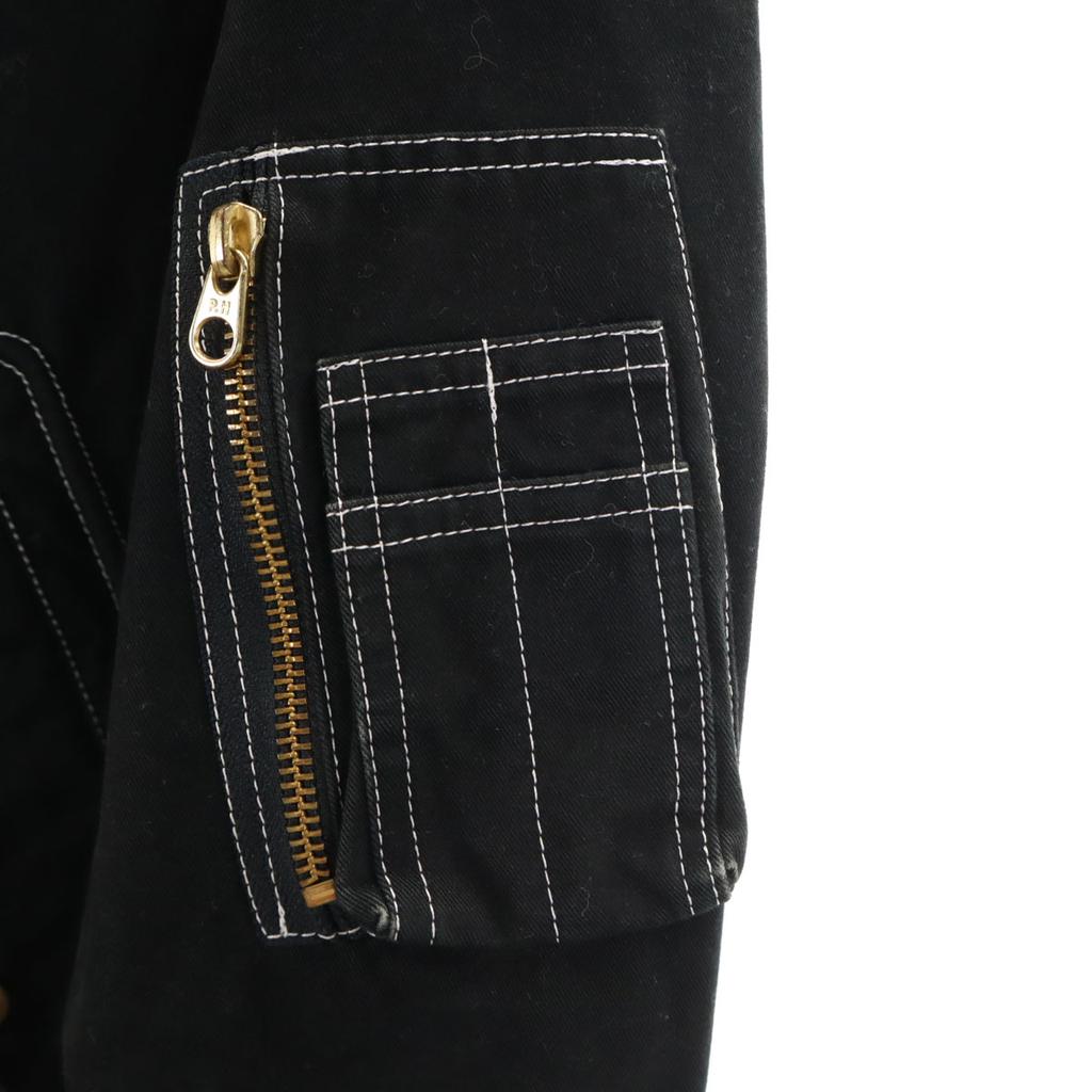PINK HOUSE Zip Blouson Black MA-1 Type Men's Used