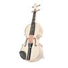 41 Cm White Viola Violin Model Decorative Musical Instrument Replica for Home Decor, Perfect Gift for Music Lovers, Teachers, and Students