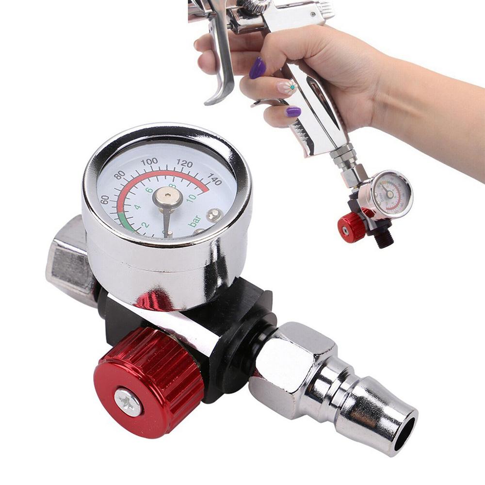 1PCS Pressure Gauge Pneumatic Pressure Regulating Valve - Spray Gun Air Pressure Controller - Tool Accessories