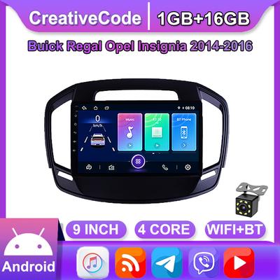 Автомобильный мультимедийный плеер Android 2 Din для Buick Regal Opel Insignia 2014-2016, головное устройство, стерео Carplay, GPS-навигация, BT, WIFI, 1 + 16 ГБ