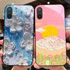 Роскошный чехол из закаленного стекла для Samsung A06 A16, жесткий чехол-крышка из ПК-стекла для Samsung Galaxy M06 F06 M16 F16, противоударные чехлы