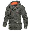 Jackets Men 'S Mid -Length Casual Outdoor Hooded Plus Size Jacket Men 'S Jacket Spring And Autumn Clothes 