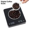 3 кг/0,1 г с сенсорной кнопкой таймера, электронными весами для кофе, зарядкой через USB, цифровым дисплеем и пекарскими электронными весами