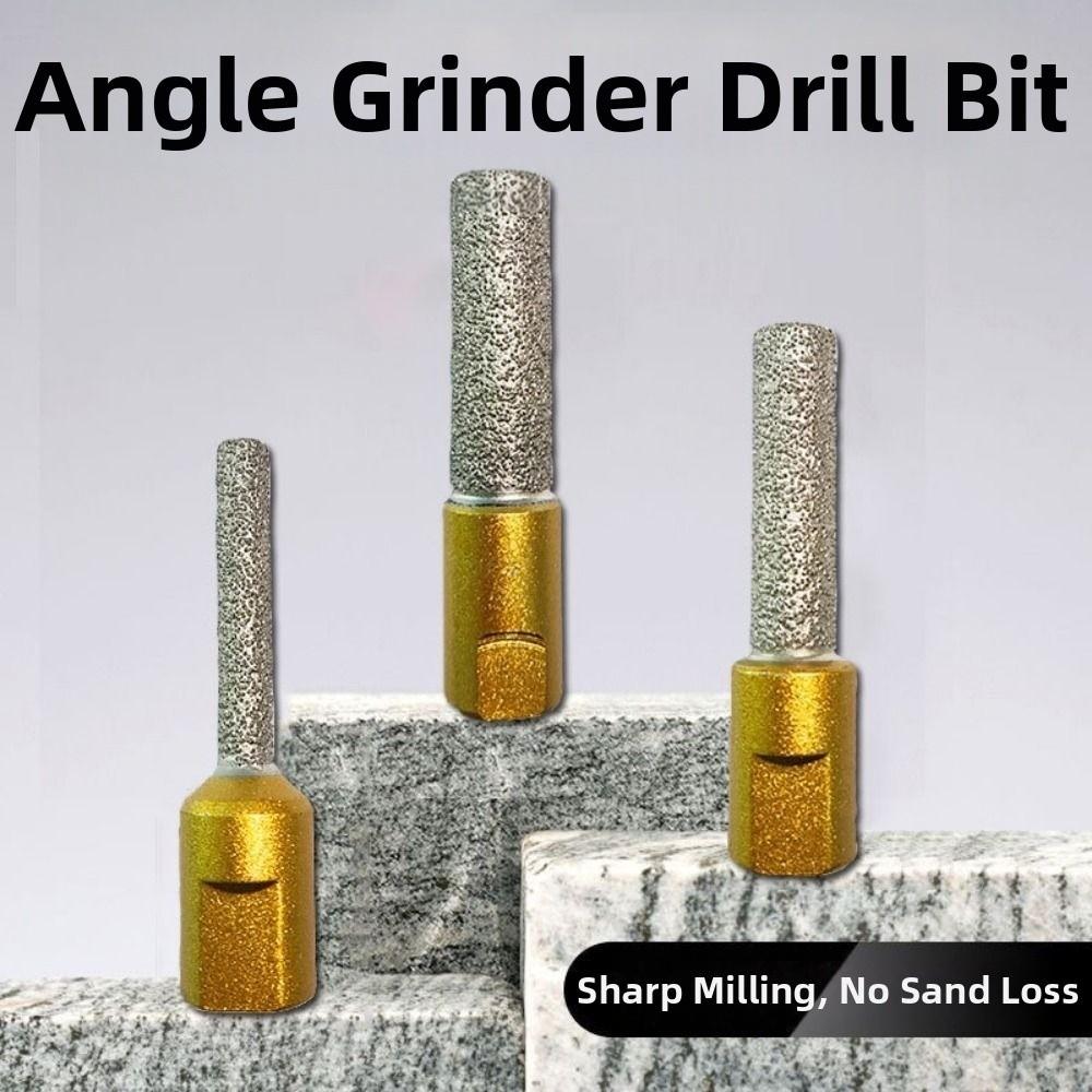 4pcs Hexagonal Shank Ceramic Tile Drilling Bit Dry-drilling M10 Thread Tile Hole Opener 6/8/10/12mm Brazing Tile Drill Bit