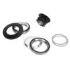 Bike Headset Aluminum Alloy Bike Bearing Headset Star Nut Spacers Kit for 41mm 28.6mm Straight Tube Front Fork Bike Supplies