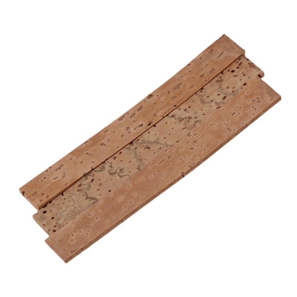 Yibuy Листы пробки для мундштука кларнета Натуральные 10 шт. 81x11x2мм