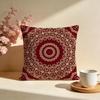 OldWorld European Retro Motif Cushion Cover Soft Pillow Cases for Home Bedroom Living Room Sofa