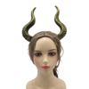 PU Halloween Horns Headband Ox Horn Halloween Hair Hoop Funny Cosplay Hairband  Men
