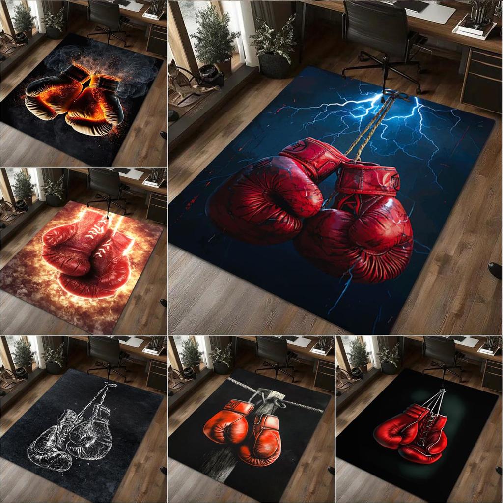 Boxing Gloves Rug Home carpet Office Decorative Carpet For Living Room Bedroom Door Mat Floor Carpet Computer Chair Area Rug