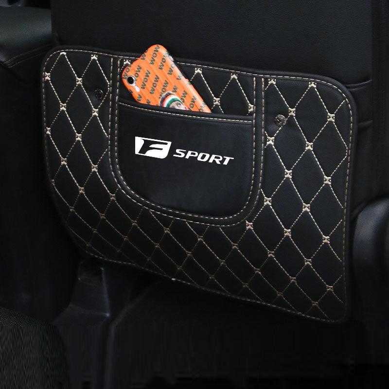 MJCFB1 1Pcs Car Seat Backrest Protection Anti-kick Mat For Lexus F SPORT GX460 Ct200h IS250 ES 220D IS200 Fsport GS GX IS LS LX NX RX