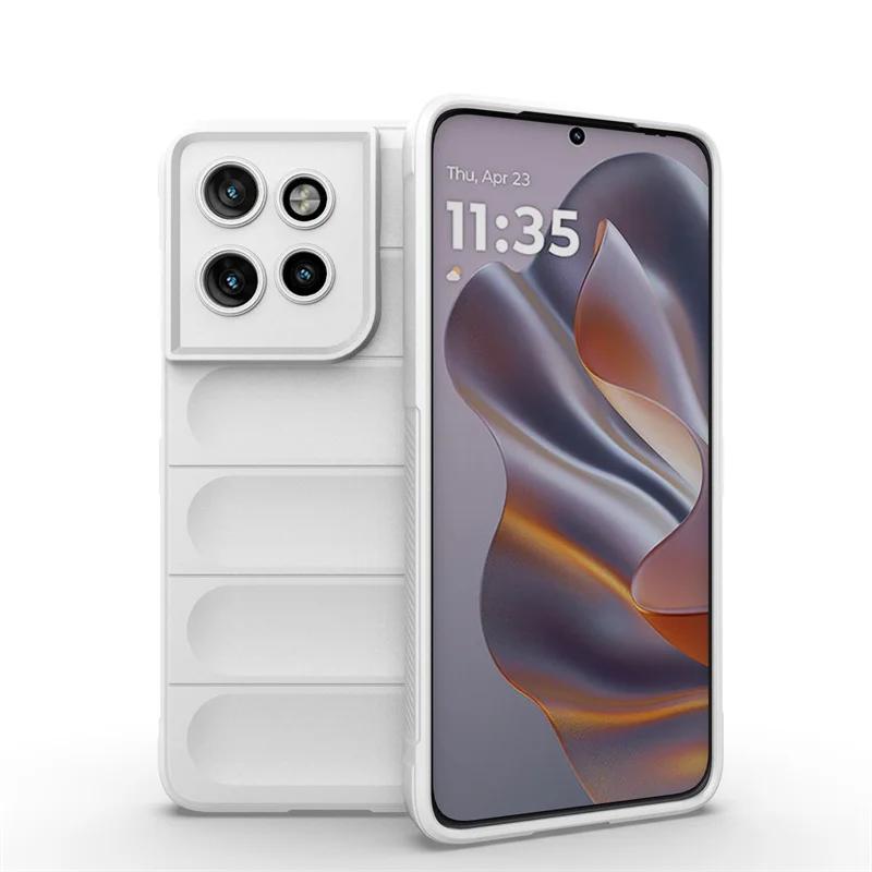 Силиконовый чехол с ощущением мягкой кожи для Motorola Edge 50 Neo Защитная накладка для Moto Edge 50 Pro Fusion Edge 40 Fundas Coque