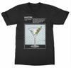 Футболка с принтом Martini Cocktail Bartender, алкогольный смешанный напиток, 100% хлопок, круглый вырез, короткий рукав, летняя повседневная мужская футболка, стритвир ...