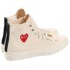 Converse x Comme des Garcons PLAY Chuck 70 Hi 'Single Heart Milk' Men's A08800C