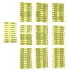 100PCS 001‑100 Number Plastic Livestock Tag Integrated Colorfast Livestock Ear Tags for Cattle Cows