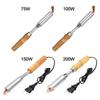 Инструмент для ремонта электроинструмента для ремонта Сварочный инструмент с деревянной ручкой Электрический паяльник Припой Сварка Наконечник зубила