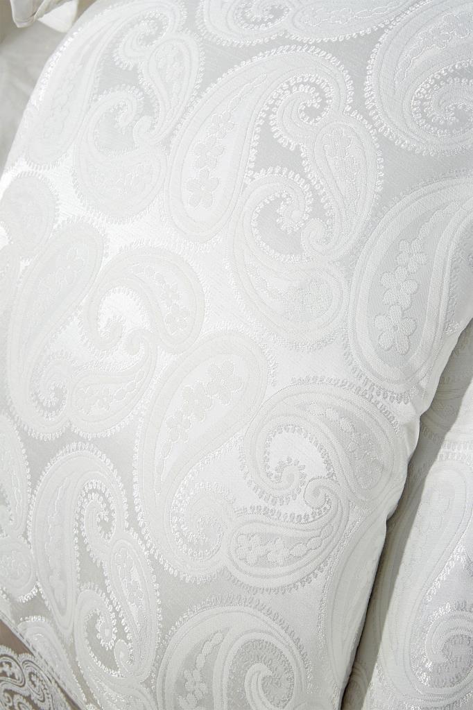 Sal Bedspread Set 3pcs, Coverlet 240x260, Pillowcase 50x70, Double Size, Cream