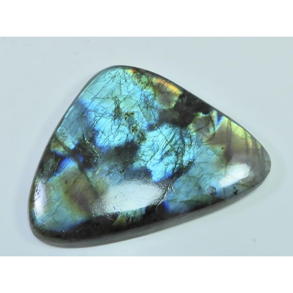 125Cts. Natural Labradorite Multi Fancy Cabochon Loose Gemstone 35X54X08MM D-230