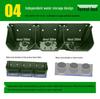 Vertical 3D Greening Bonsai Plant Wall: Large Multi-Layer Wall-Mounted Flower Trough