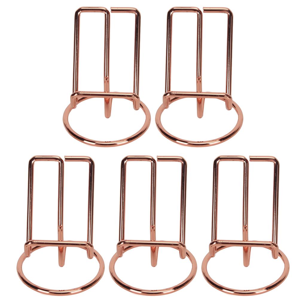 5 шт. симпатичная металлическая подставка для сотового телефона стабильная эргономичная перспективная портативная подставка для сотового телефона для стола 