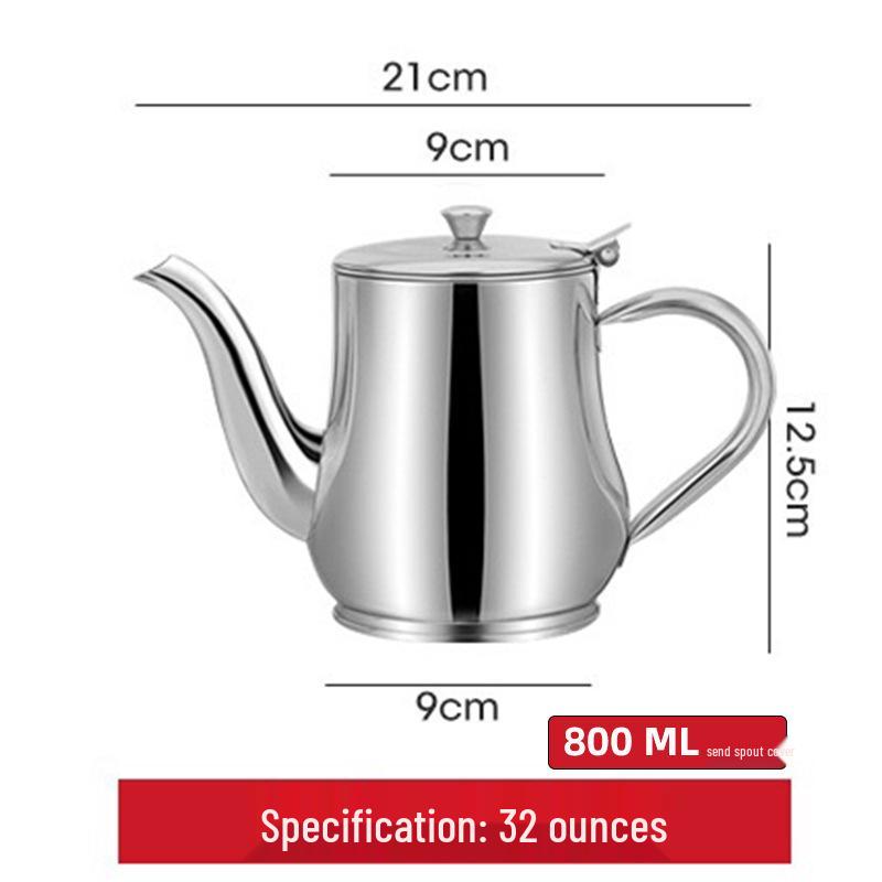 Бутылка-дозатор для масла и уксуса из нержавеющей стали, герметичная - Маленький кухонный контейнер с контролем унций