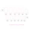 24Pcs French Love Bow Press On Nails Cute And Versatile Design False Nail For Women Girls Removable Wearable Art