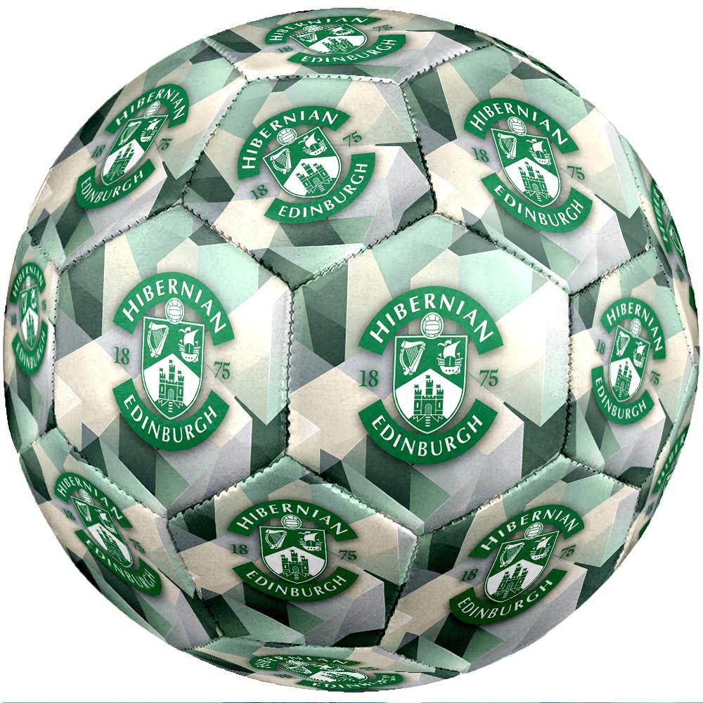 Hibernian FC Size 5 Standard Football Durable Training Match Soccer Ball for Adult Outdoor Sports