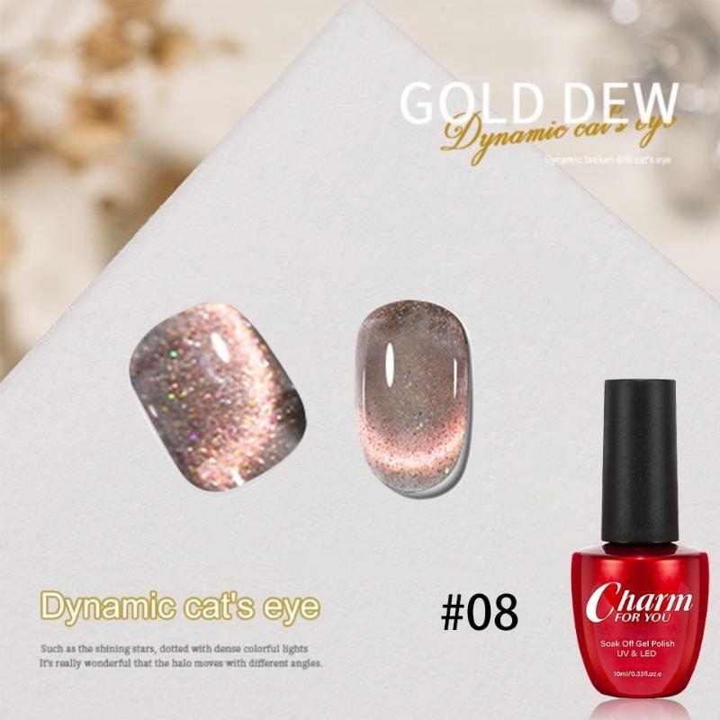 Гель-лак для ногтей «кошачий глаз», магнитный блестящий гель для ногтей, мерцающий гель «Русалка», замачиваемый УФ-гель для маникюра «сделай сам», лак для ногтей ZPG