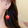 Resin Simulation Fruit Earrings Exaggerated Fruit Earrings Dangle Earrings  Vacation Accessories