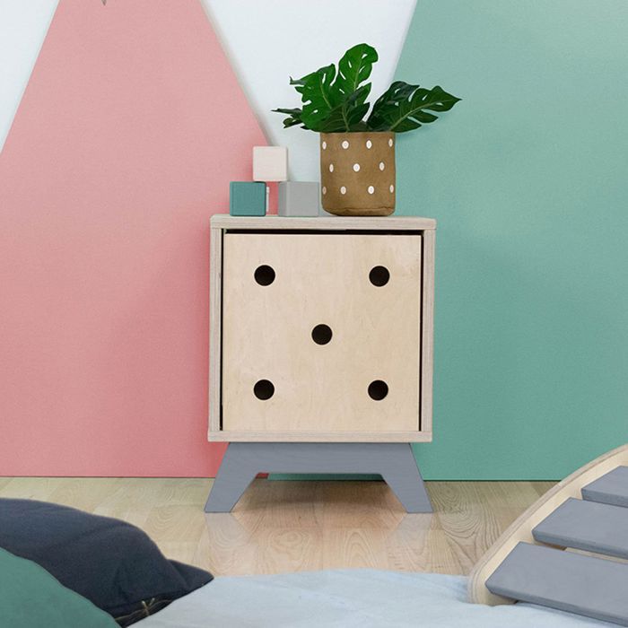 NABOSKY Gray Storage Unit 1x1