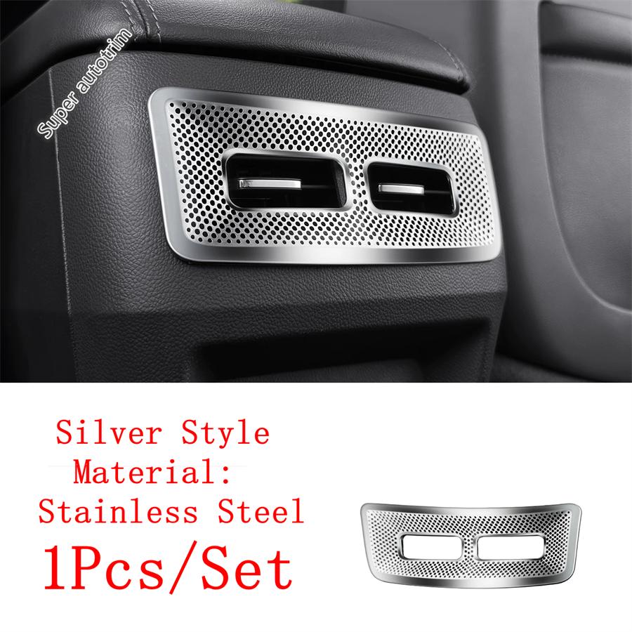 Central Control AC Air Conditioning Side Middle Vent Panel Cover Trim For Cadillac CT5 CT5-V  - 2025 Stainless Accessories