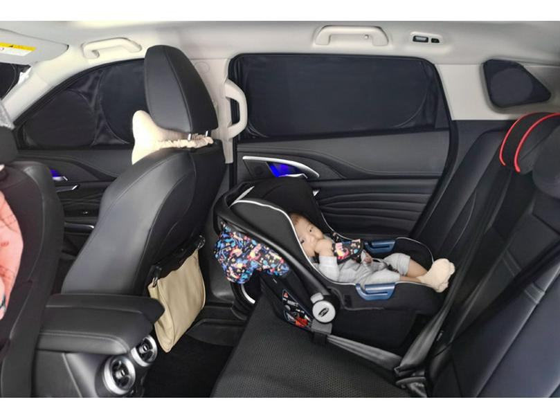 Lightproof Side Window Sunshade & Privacy Curtain for Tesla Model 3/Y - Heat Insulation & Sun Protection