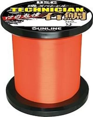 SUNLINE Леска нейлоновая, Iso Special, Technician Ishidai, Kuchishiro Onidou, 300 м, Размер 18, Оранжевый Хониши