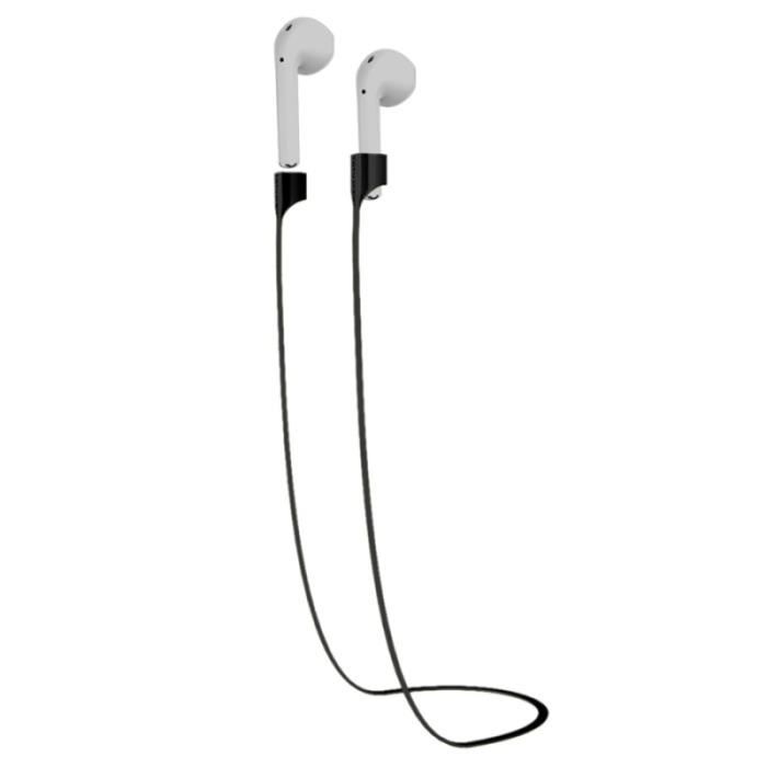 Popular Series Wireless Headphone Silicone Magnetic Absorption Anti-loss Sport Strap for Apple AirPods Cable Length: 65cm