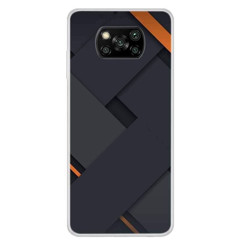 Flower Phone Case For Xiaomi Poco X6 Pro Cases Poco M6 Pro 4G F6 F5 F3 X6 X5 X3 Transparent Clear Soft Bumper Cover Bumper Funda