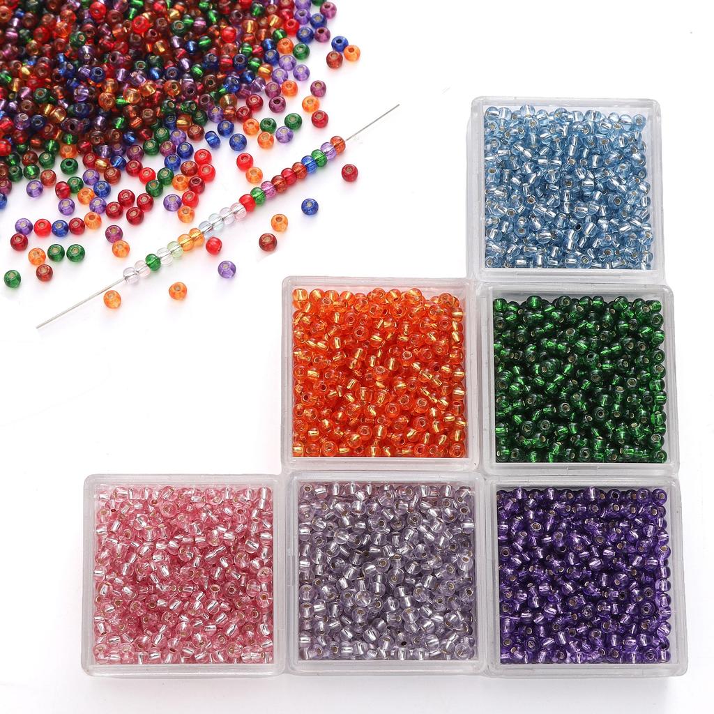 300Pcs Domestic High-Quality Glass Seed Beads Lnterval Scattered Beads For DIY Bracelets Necklaces Jewelry Making