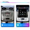 9,7-дюймовый автомобильный радиоприемник на базе Android для Ford Focus EXI MT 2 3 Mk2 Mk3 2004-2011 2 DIN Tesla с вертикальным экраном Carplay Авторадио Мультимедийный плеер 2 + 32 ГБ