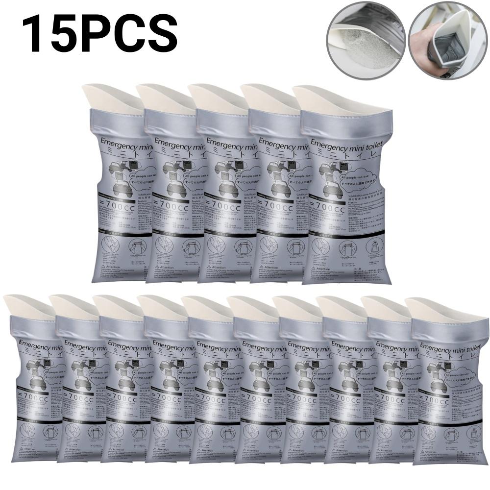 Уличные аварийные пакеты для мочеиспускания Одноразовые пакеты для мочи Дорожный мини мобильный туалет Женский Мужской Портативный пакет для мочи Пакет для рвоты ребенка
