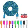 Кабель Micro USB 3A Нейлоновый Кабель USB Micro для Быстрой Зарядки Для Samsung Xiaomi HTC USB Кабель для Зарядки Кабель для Передачи Данных Кабель для Мобильного Телефона Android