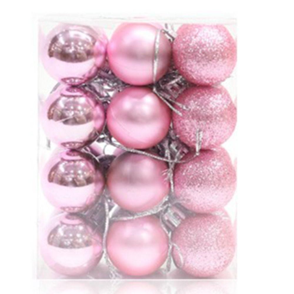 24 шт./компл. небьющиеся рождественские висячие шары блестящие елочные шары для Хэллоуина