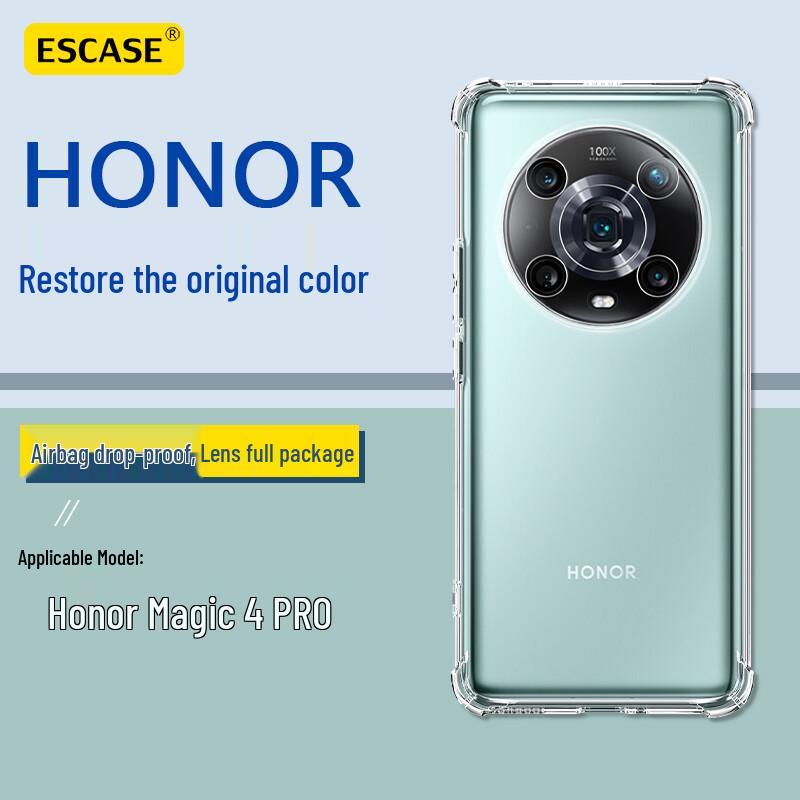 Прозрачный противоударный чехол из ТПУ ESCASE для серии Honor Magic