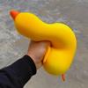 Гигантская желтая утка сквиши игрушка Милый гусь Сжималка Снятие стресса Растягивающееся животное Фиджет Подарок для взрослых и друзей