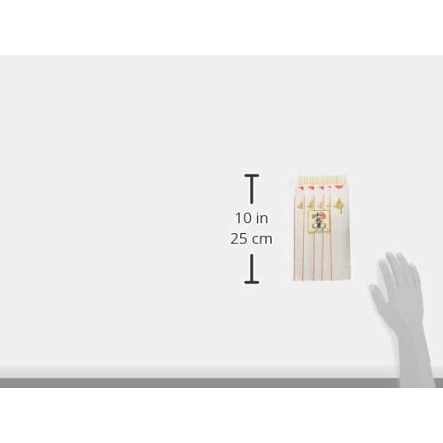 Праздничные палочки для еды Yanagi Products, "Ju" (Долголетие) с золотой надписью, Хоньянаги, 24 см, упаковка 10 штук, одноразовые палочки для еды, идеально подходят для Нового года