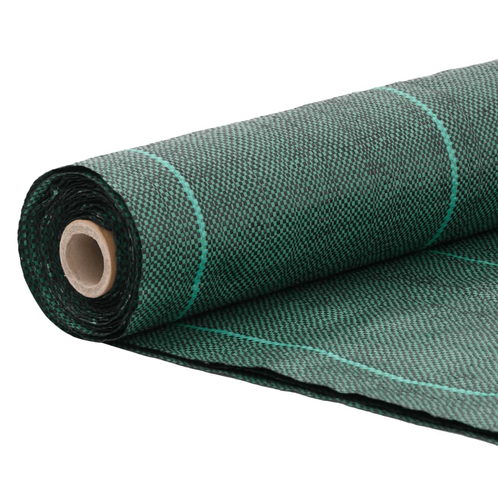 Vidaxl Agrowłóknina Antychwastowa, Zielona, 0,5X10 M, Pp