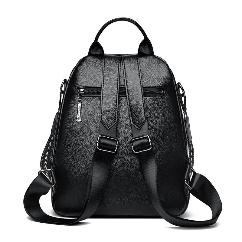 Женский рюкзак из мягкой кожи, дорожная сумка из искусственной кожи