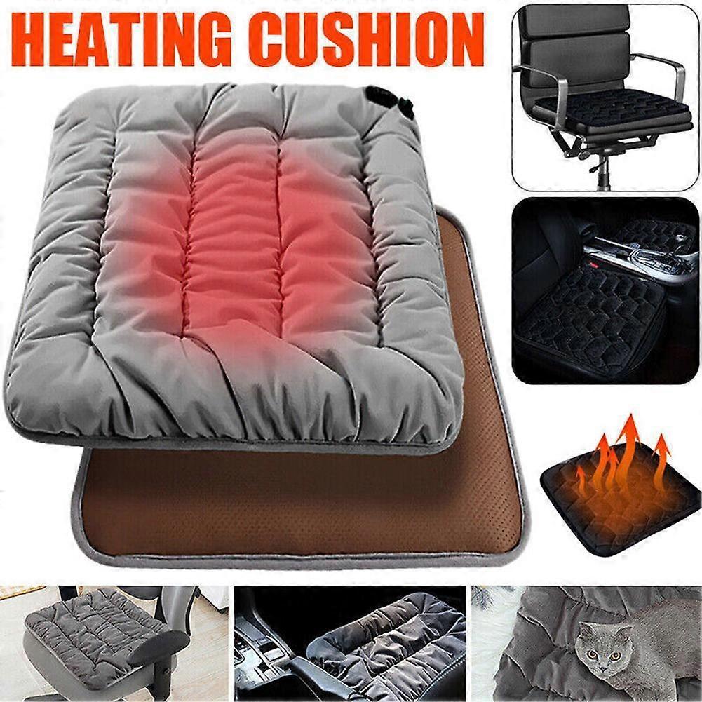 Car Heated Seat Cushion Quick-Heating Anti-Slip Winter Seat Cushion For Car,Home