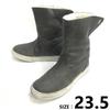 Arnold Palmer Mouton-Style Boots Gray Size 23.5cm Boa Lining Inside