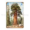 Sequoia National Park The General Sherman Tree Metal Sign Plaques Garage Garage Club Custom Classic Tin Sign Poster