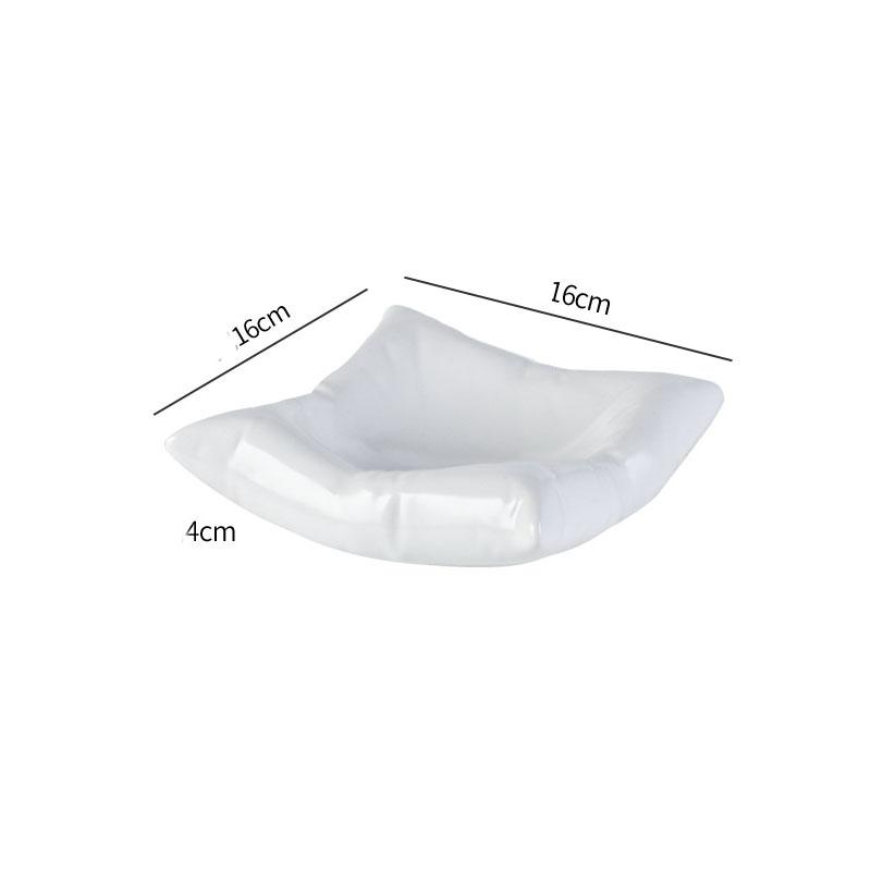 Creative Ceramic Salad Plate Kitchen Tableware Dinner Plate Pasta Steak Dessert Plate Pillow Shaped Dessert Bowl Salad Bowl